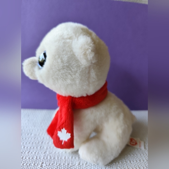 3/$30💜TY Beanie Boo Nanook Nanuq the Polar Bear Canada Exlcusive - Picture 2 of 7